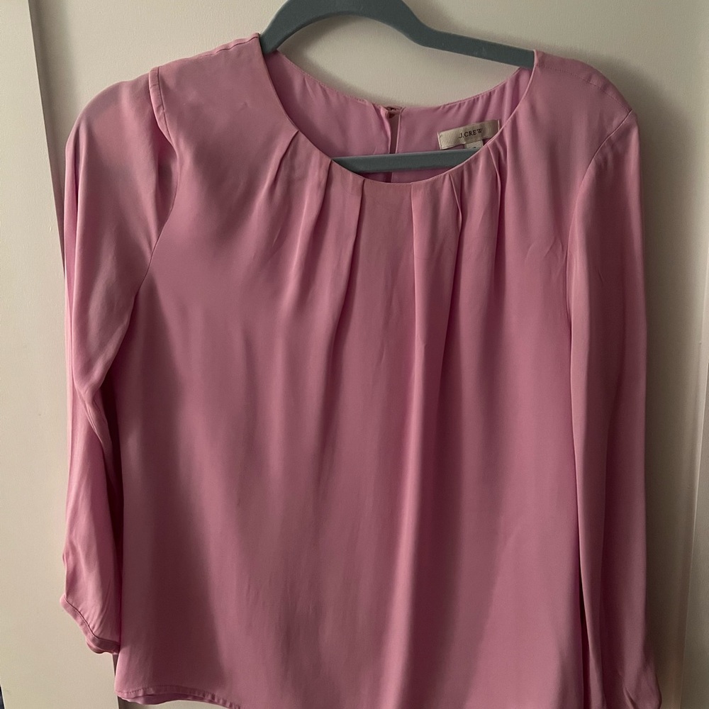JCrew Pink Blouse